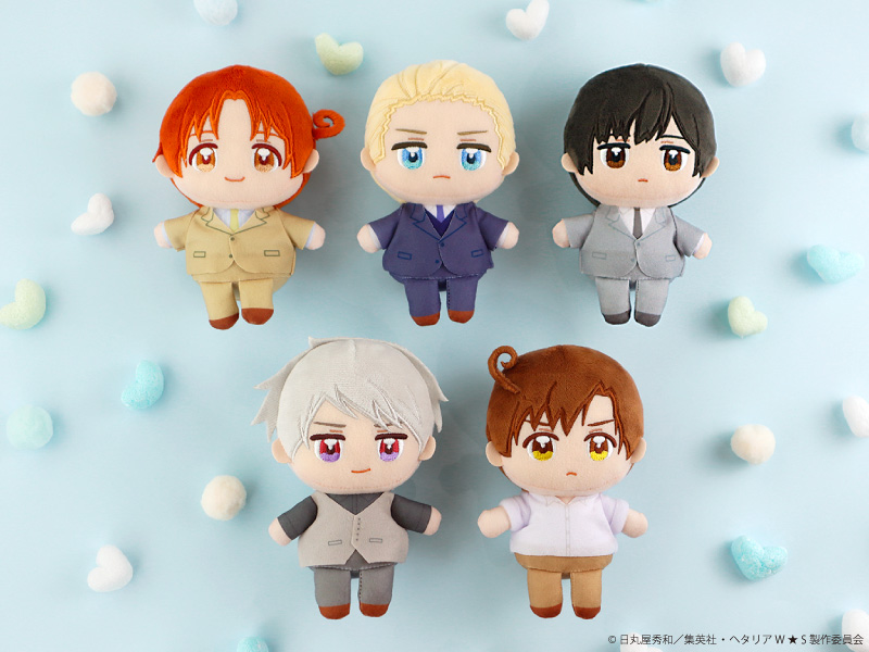 大人気アニメ『ヘタリア World☆Stars』の、ぬいぷりけおすわり、ぬい