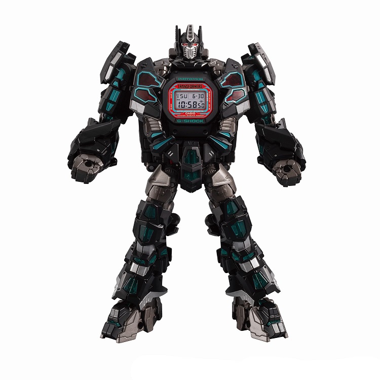 Gショック×トランスフォーマー」変形モデル第2弾、悪の戦士マスター