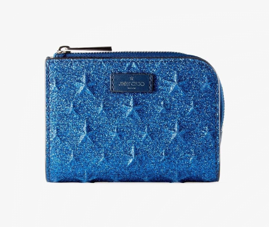 ジミー チュウ24年クリスマス財布、スターモチーフ輝くグリッター