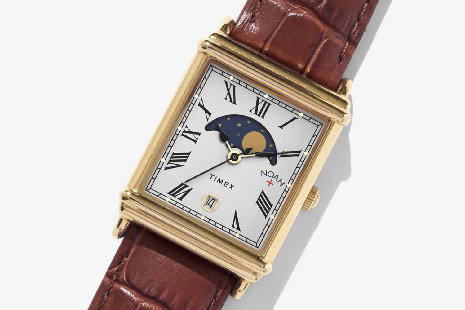 ノア×タイメックスの限定腕時計 “月の満ち欠け”や日付表示付き