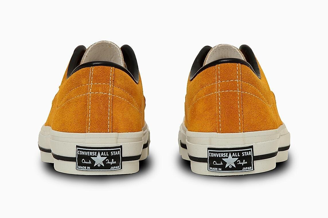 コンバース「ワンスター」日本製スニーカーが“ゴールドスエード