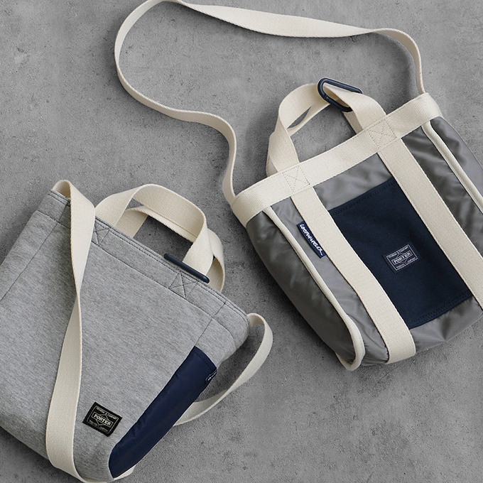 ループウィラー×ポーターの限定アイテム - 上質スウェットとナイロンを