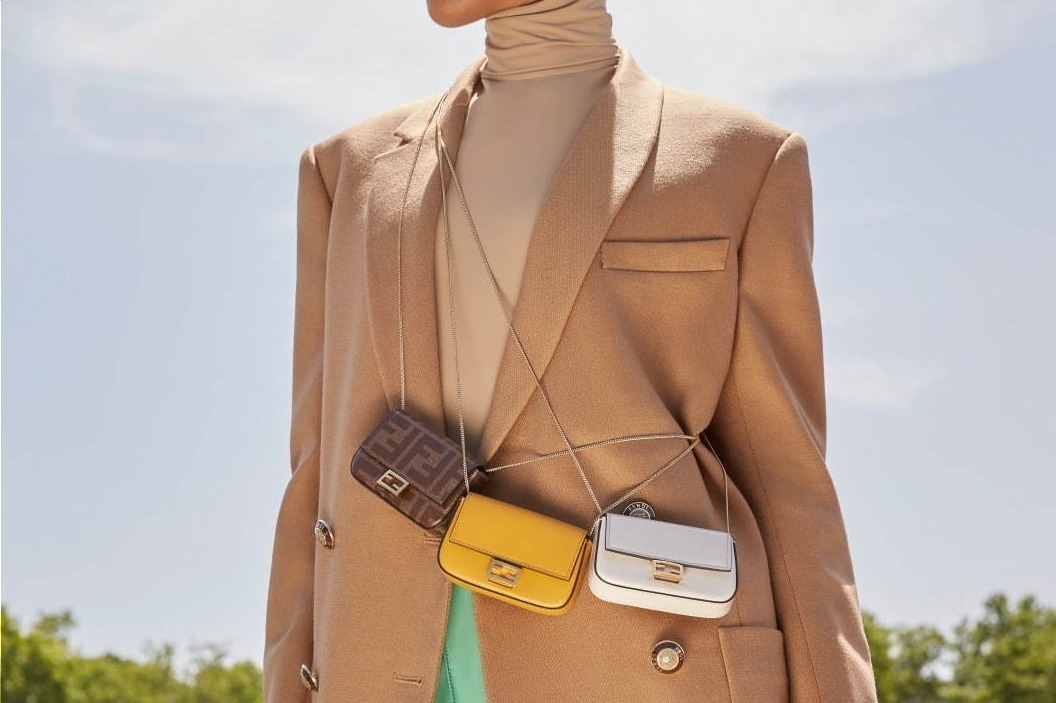 フェンディから「ナノ バゲット」発売、アイコンバッグが“ナノサイズ