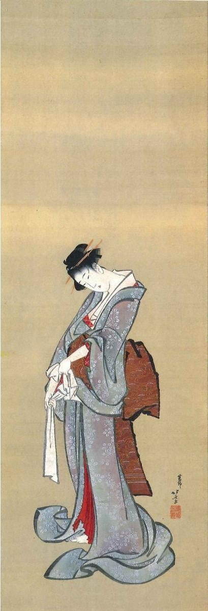 生誕260年記念 北斎の肉筆画 ―版画・春画の名作とともに―」岡田美術館