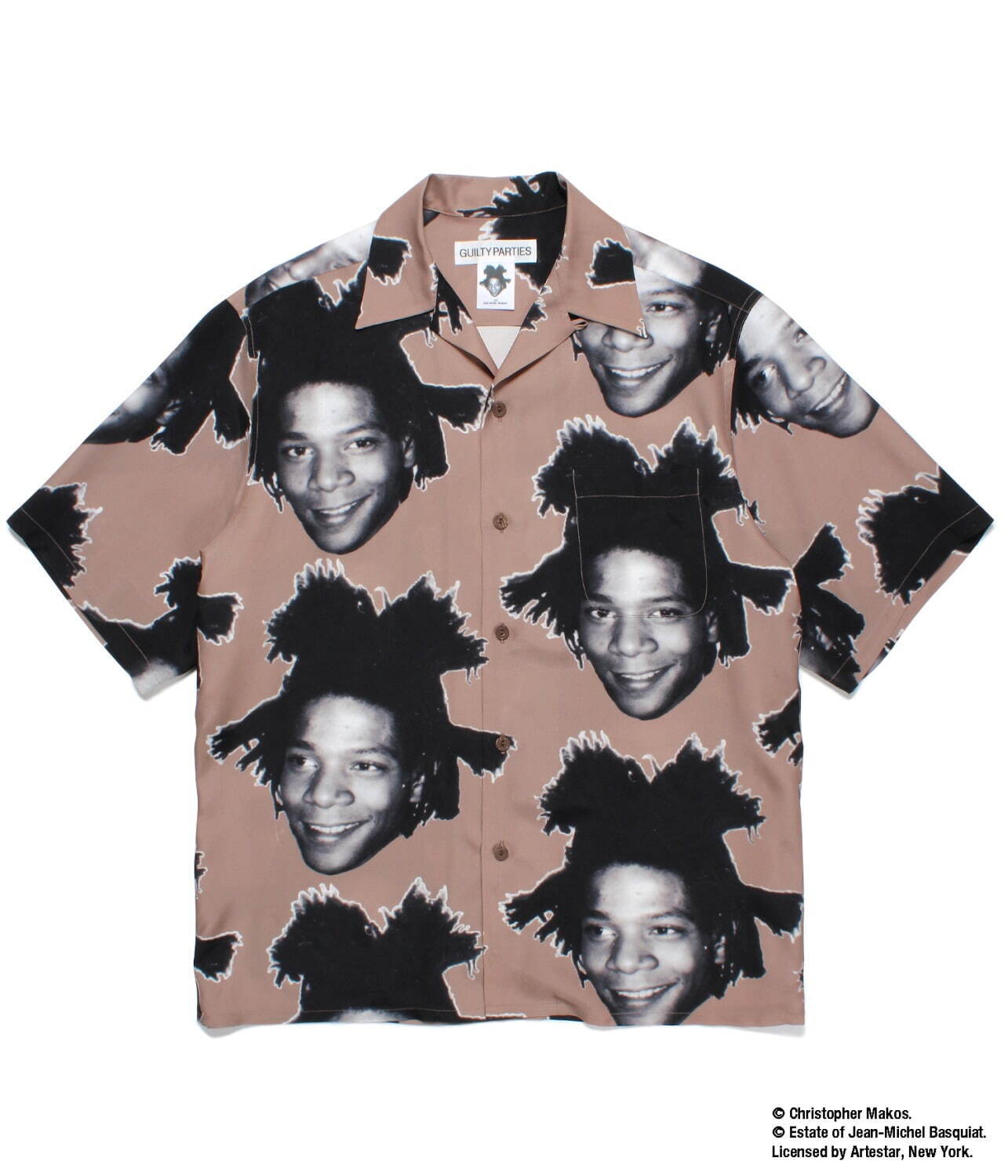 ワコマリア新作“バスキアのポートレート”や作品コラージュの総柄