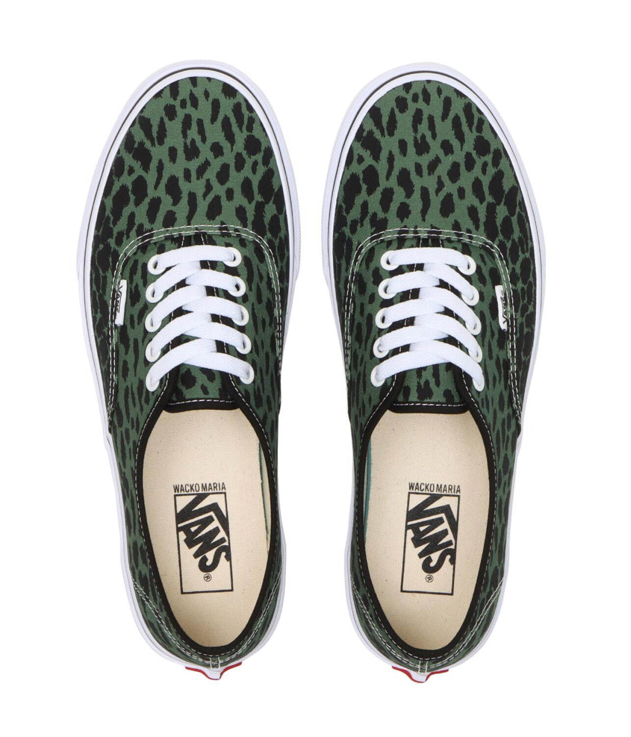 ワコマリア×VANSのスニーカー「V44 オーセンティック」レオパード柄