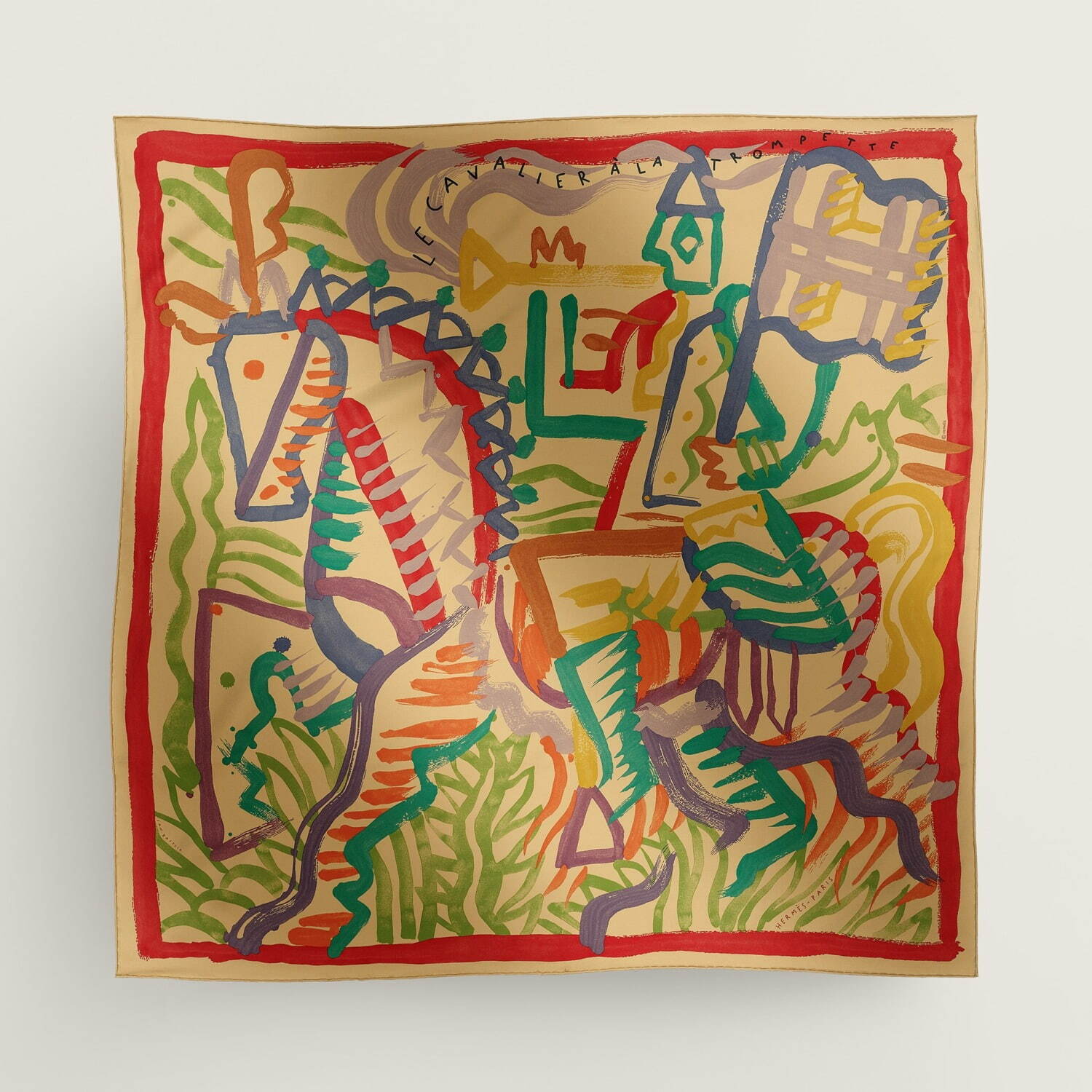 エルメスのスカーフ「カレ 90」2024年春の新作、“絡み合う馬具”や“恋の