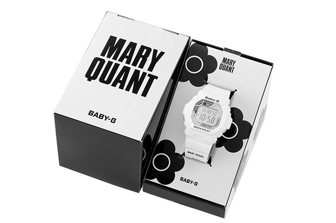 マリークヮント×BABY-G、オールホワイトのコラボウォッチ発売 - 文字盤