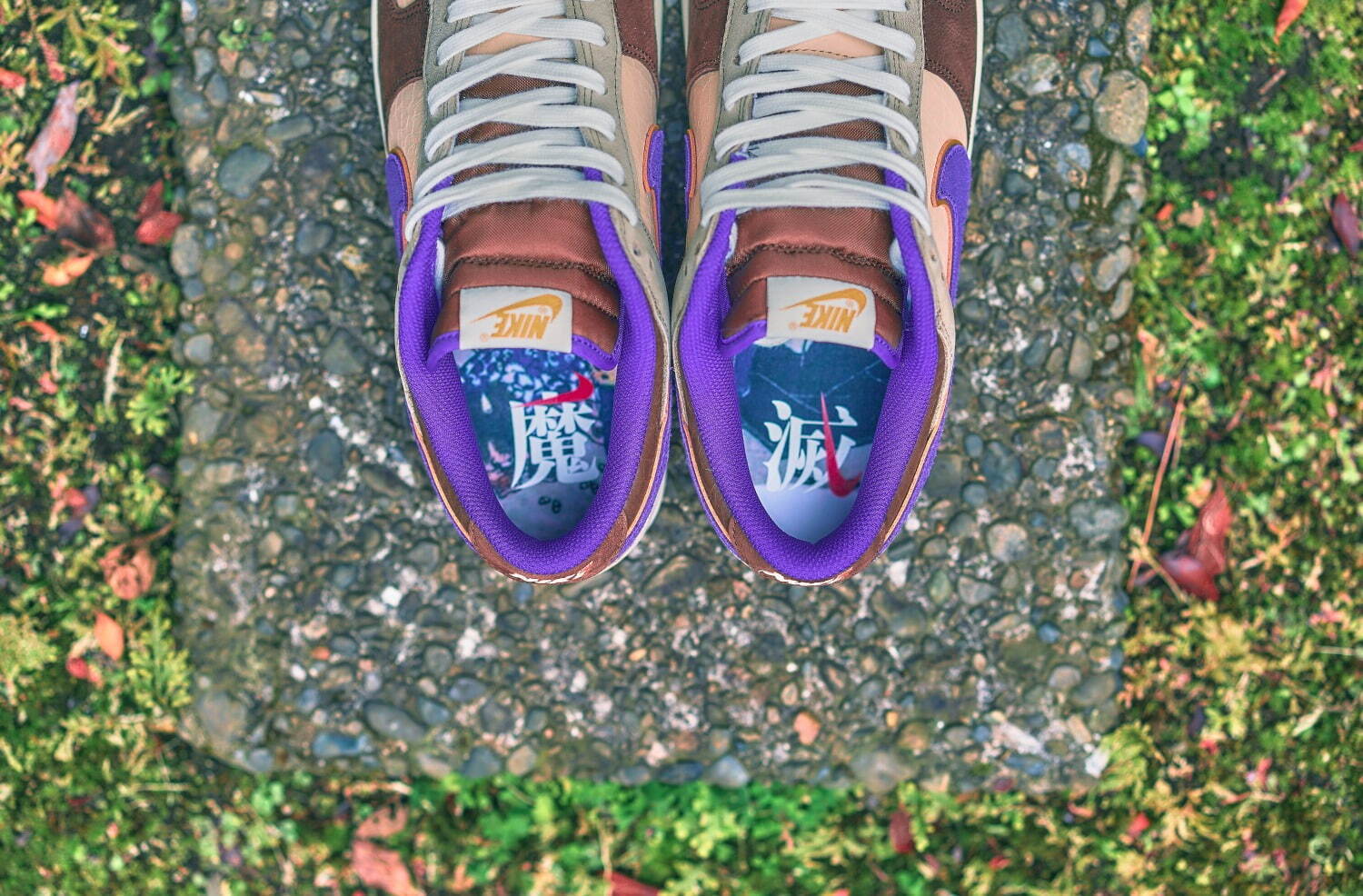 ナイキ「節分」モチーフのスニーカー、“豆”着想のレザーアッパー×鬼