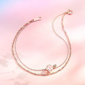 4℃“桜型カット”の新作ジュエリー、ピンクゴールド×ローズクォーツの