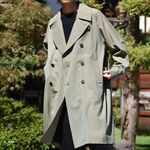 MARKAWARE (マーカウェア)｜TRENCH COAT KHAKI -ORGANIC WOOL SURVIVAL