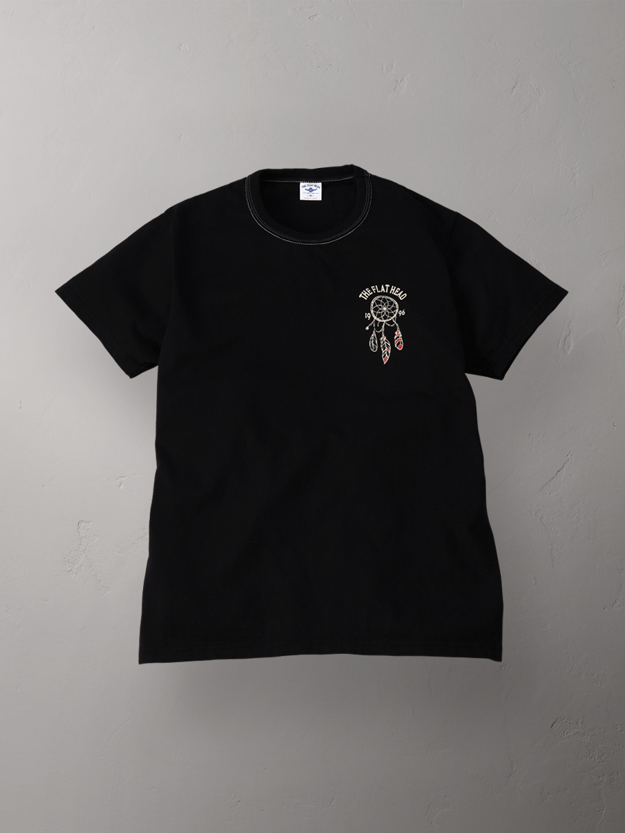 3本針の1本外し Tシャツ FN-THC-048 | THE FLAT HEAD