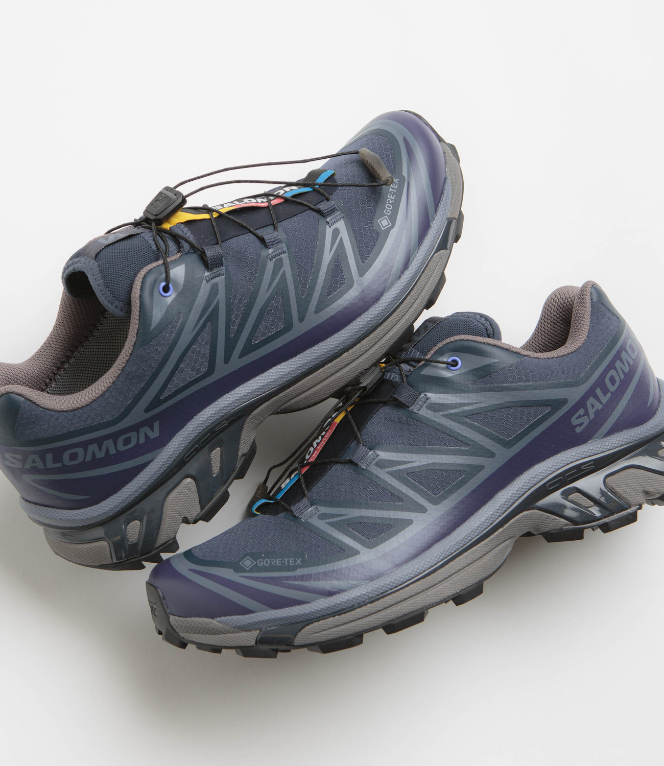 Salomon XT-6 GTX Shoes - Blue Nights / Astral Aura / Plum Kitten