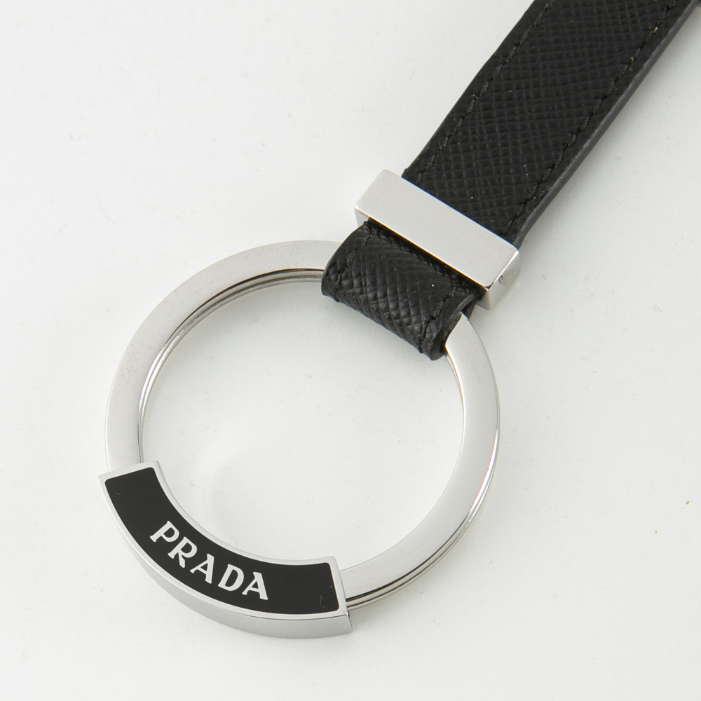 プラダ PRADA サフィアーノフック付きキーリング 2PP042 053【FITHOUSE
