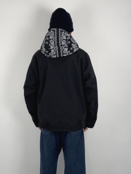 CHALLENGER / BANDANA HOODED JACKET -Black-