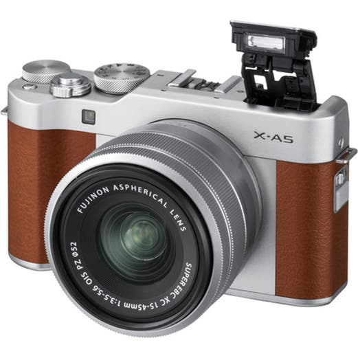FUJIFILM X-A5 Mirrorless Digital Camera with Free 15-45mm f/3.5