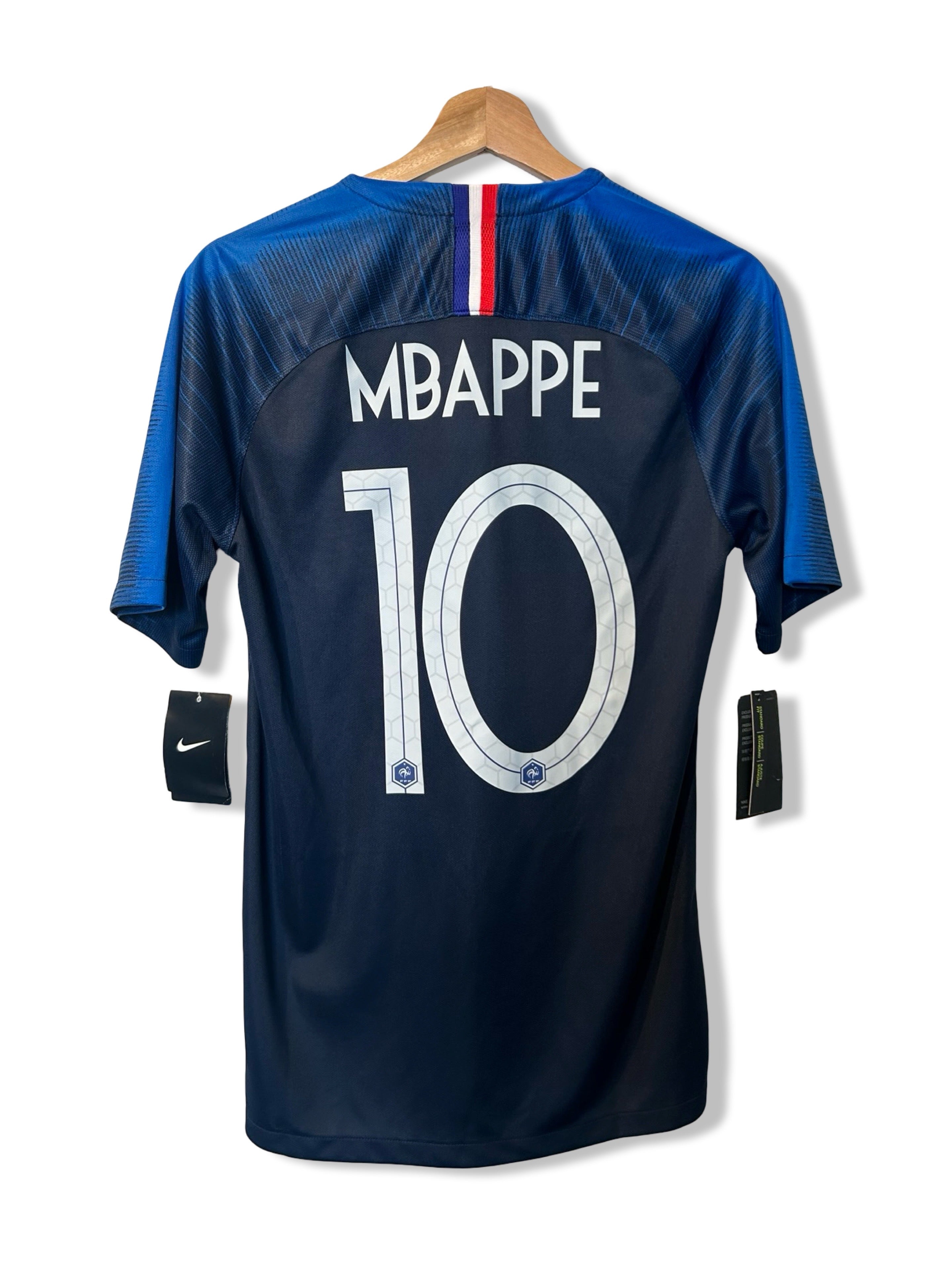 France National Team 2018 Home Shirt, #10 Kylian Mbappe - S (BNWT