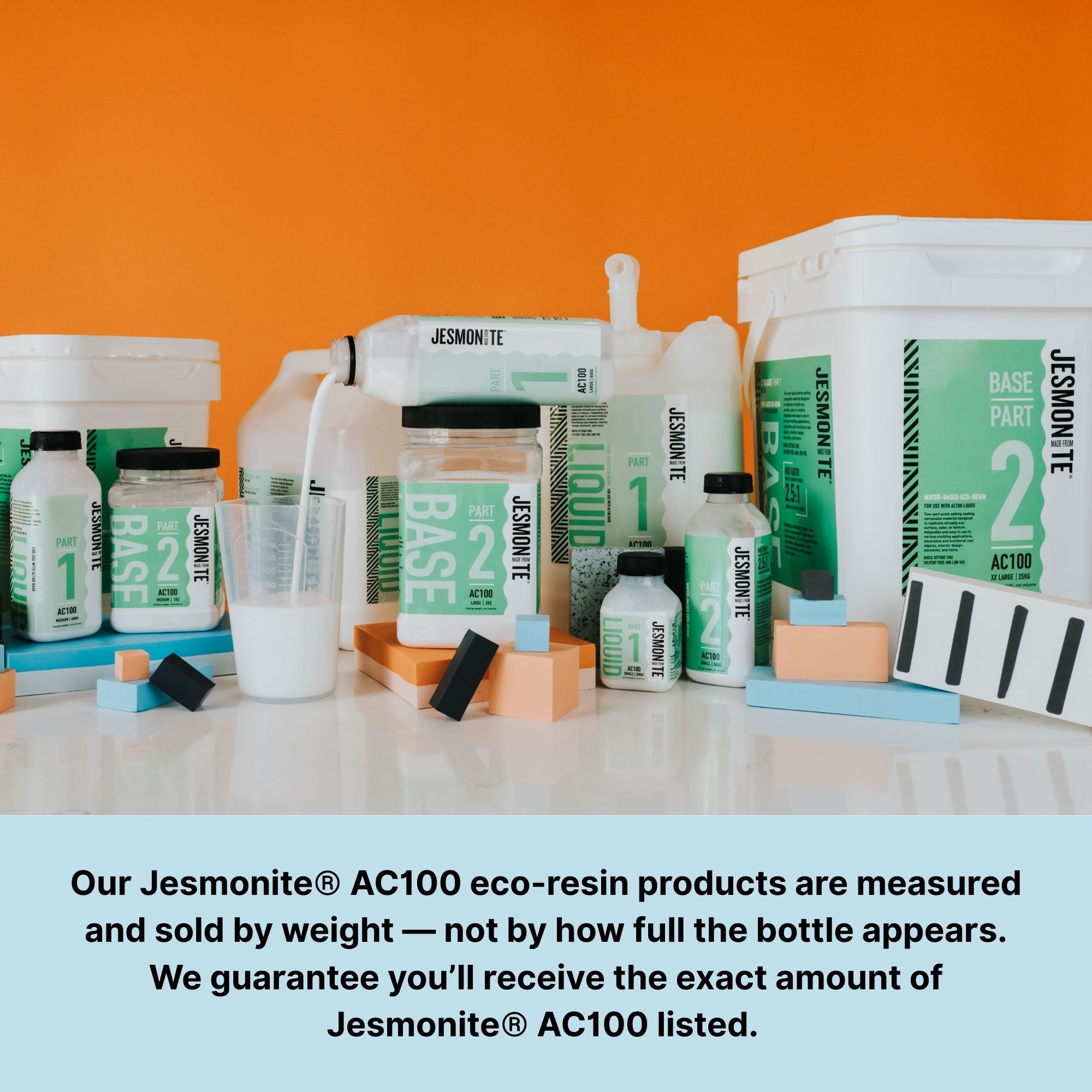 Jesmonite® AC100 Small 700g Set – FTC Creative
