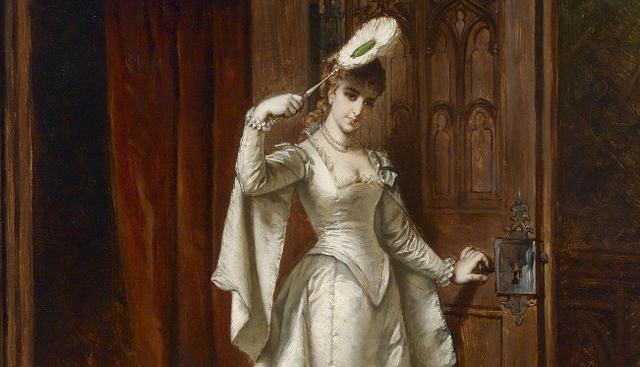 fu-collection】 ヨーロッパ名画 貴婦人の肖像画 1002L 78×98 大型額絵