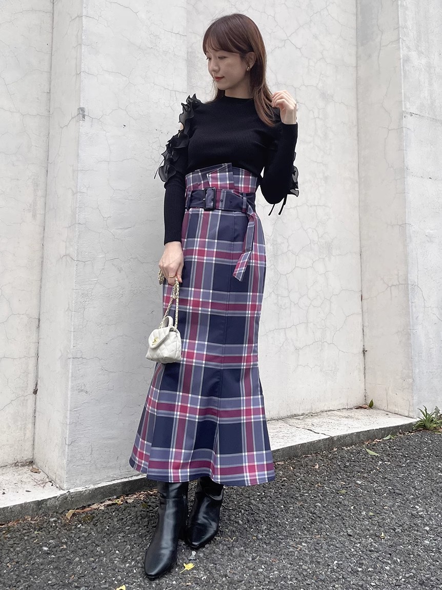 Fubail / ベルティッドマーメイドスカート