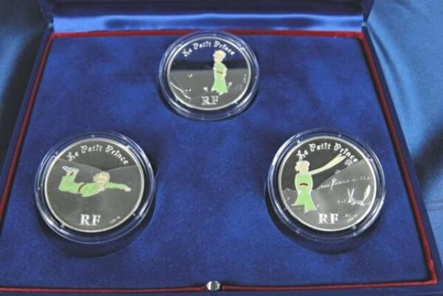 星の王子さまフランス版発刊60周年記念硬貨の種類や特徴と高価買取の