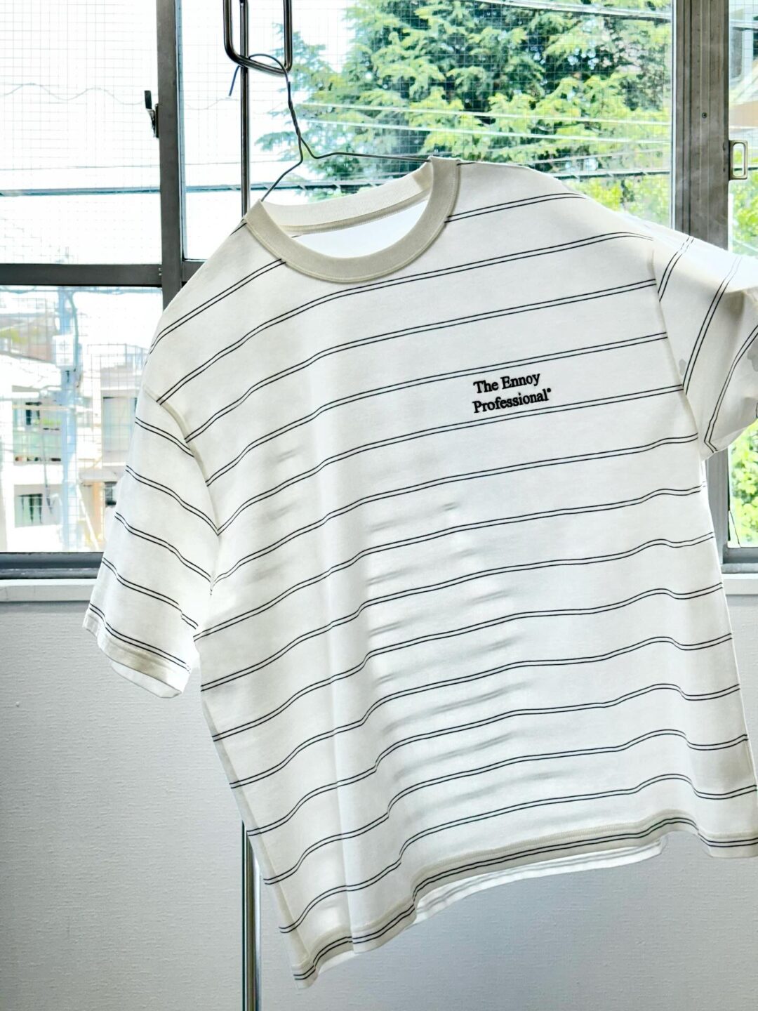 2025年 8/3 発売】ENNOY “PANEL BORDER S/S T-SHIRT COTTON 100