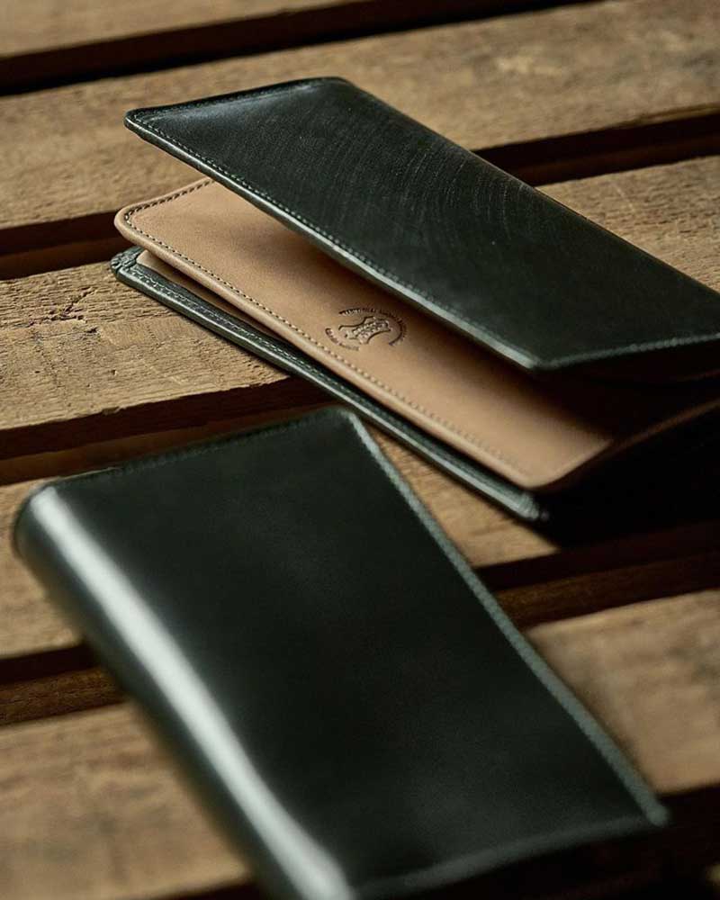 S8819 LONG WALLET - Olive / Natural | FRAME フレーム公式