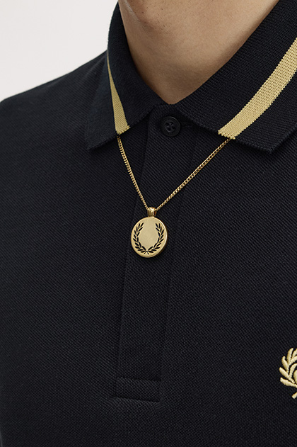 Laurel Wreath Pendant Necklace(1SZ 480：GOLD): | FRED PERRY JAPAN
