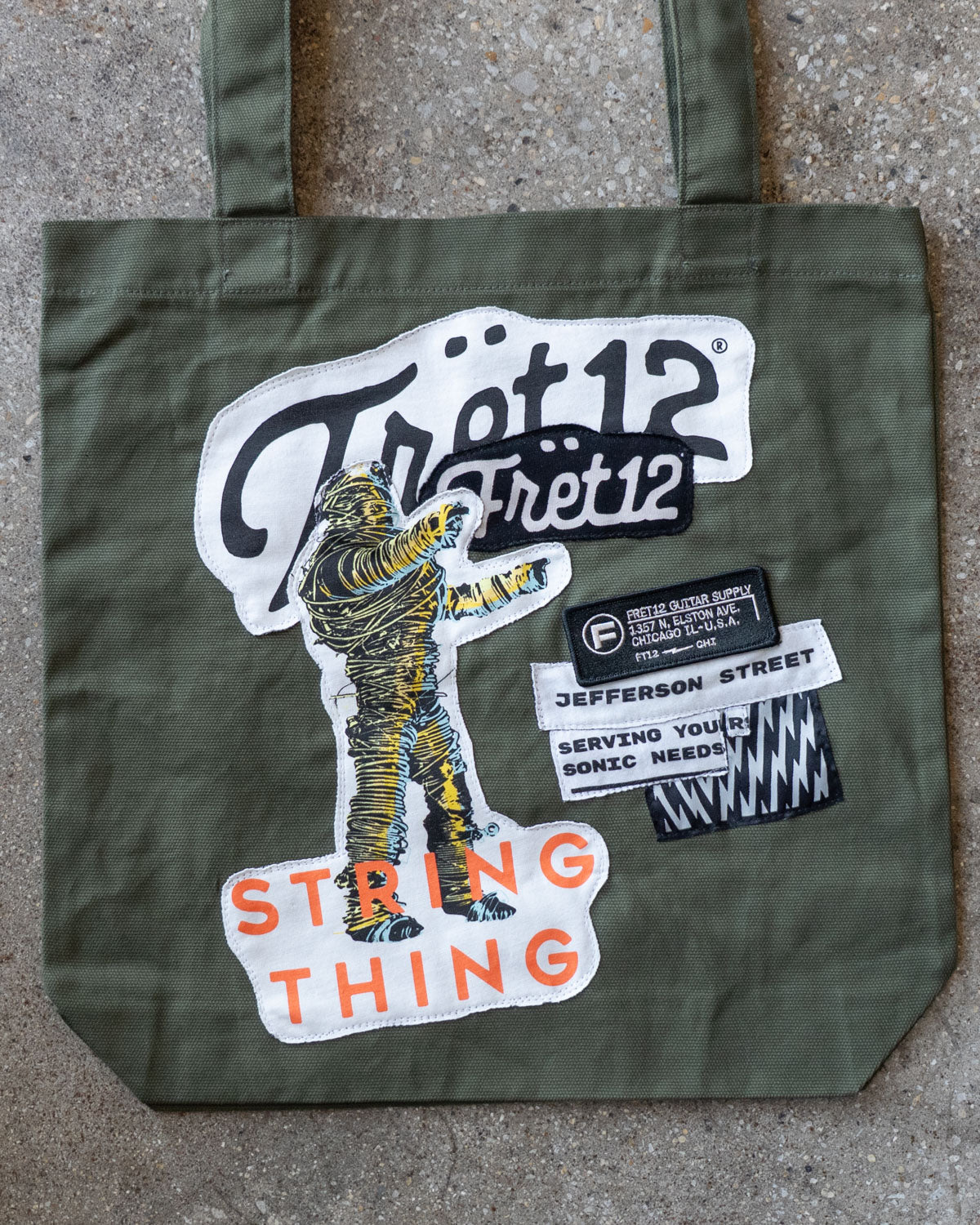 RECORD TOTE BAG – Upcycled 05 – FRET12