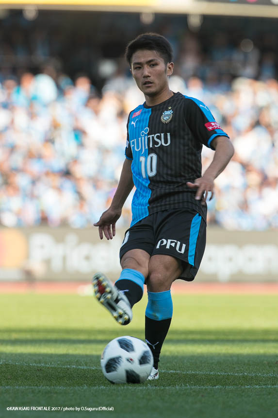 MF10/大島 僚太選手 | 選手・スタッフプロフィール2018 : KAWASAKI