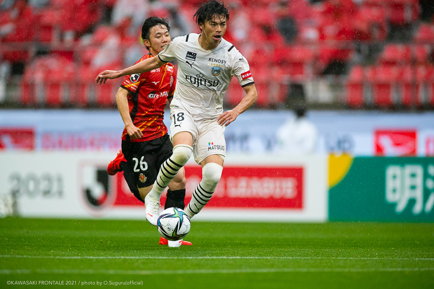 MF18/三笘 薫選手 | 選手・スタッフプロフィール2021 : KAWASAKI FRONTALE