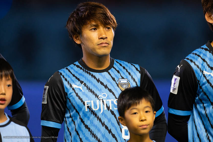 MF8/橘田 健人選手 | 選手・スタッフプロフィール2024 : KAWASAKI FRONTALE