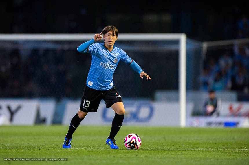 DF13/三浦 颯太選手 | 選手・スタッフプロフィール2024 : KAWASAKI