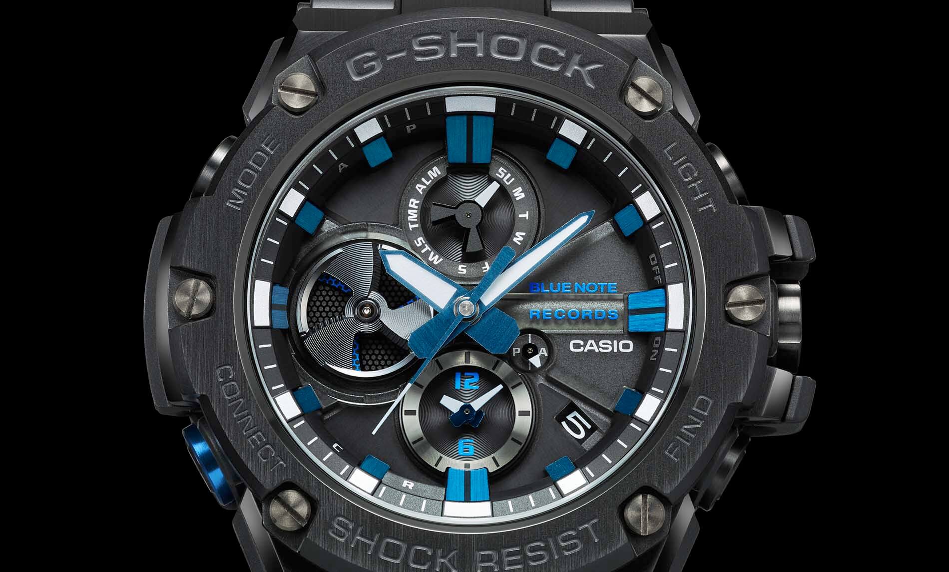 Blue Note Records x G-Shock G-STEEL GSTB100BNR-1A - G-Central G