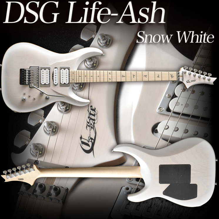 G-Life Guitars / DSG Life-Ash / Snow White