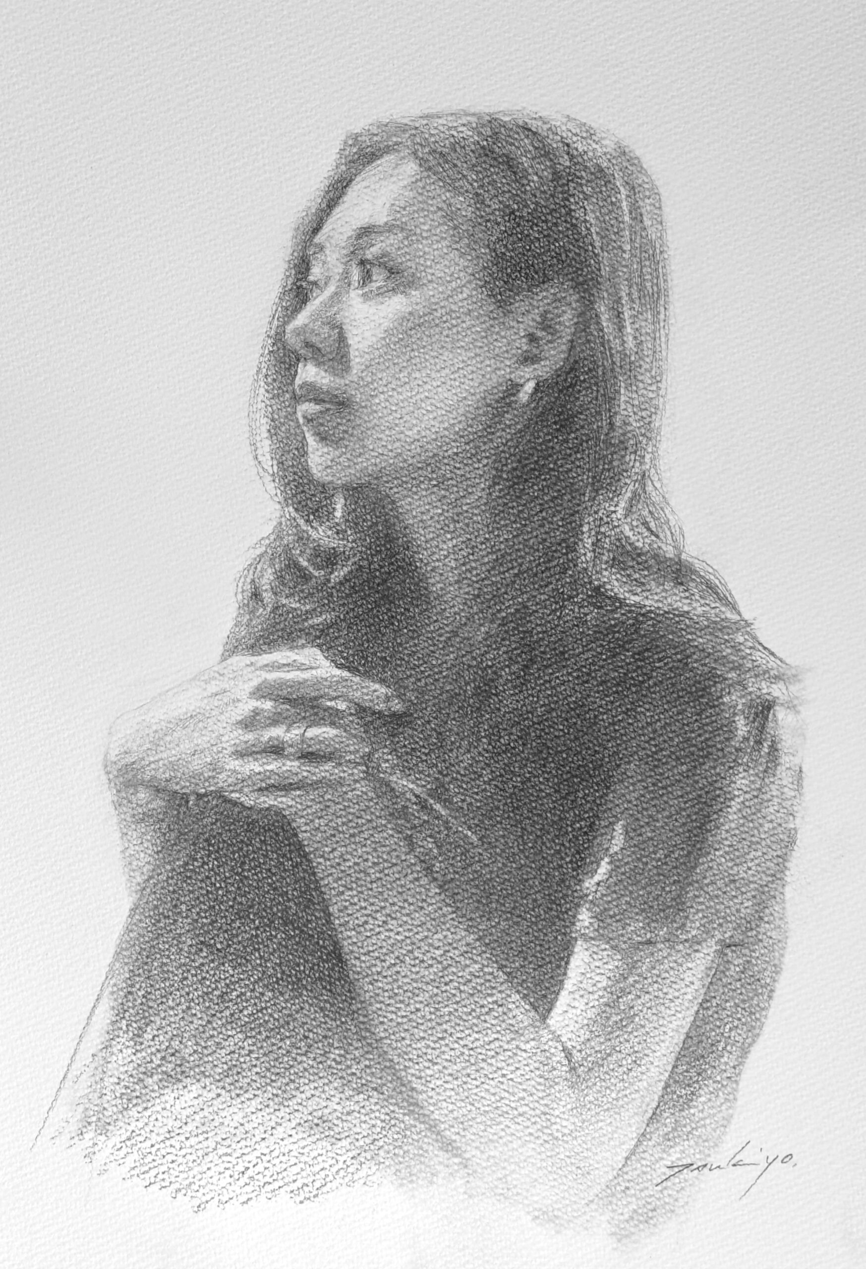 ━鉛筆画の魅力━ 小野月世 人物画素描展 Ono Tsukiyo Solo Exhibition
