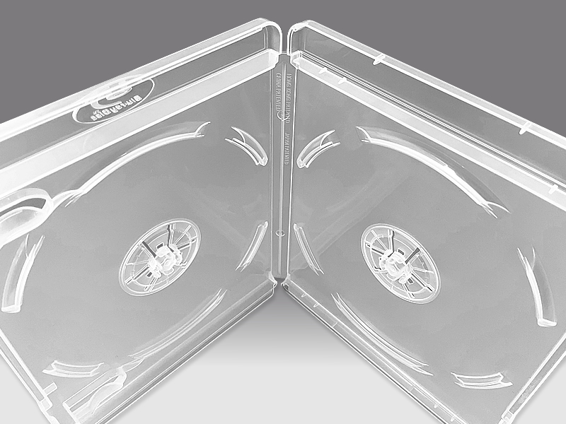 ブルーレイ用ケース2枚用、Blu-rayディスク1枚収納用、ケース色は