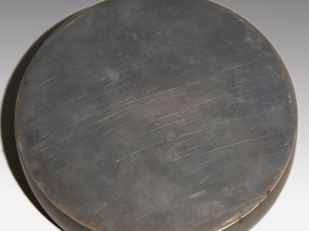 江戸初期 秋草蒔絵鏡箱 松に鶴亀文白銅鏡入り | 古美術ささき