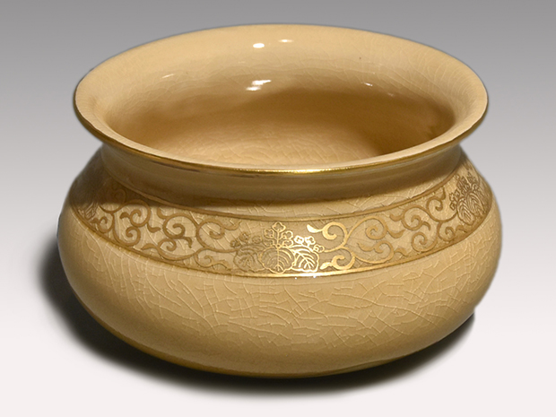 薩摩焼 桐唐草皆具 橋本陶正山（作) 共箱 而妙斎箱書 | 古美術ささき