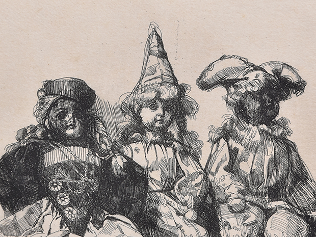 小磯良平 銅版画 8/50 鉛筆サイン | 古美術ささき