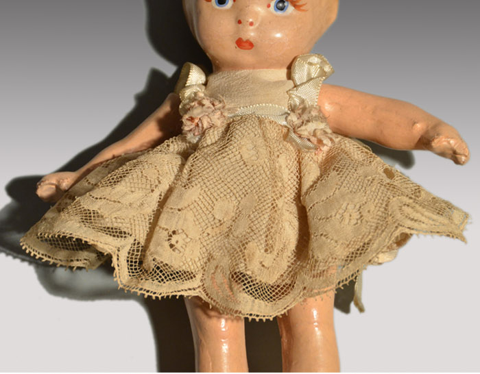 アンティーク コンポジションドール 女の子 2体 | 古美術ささき