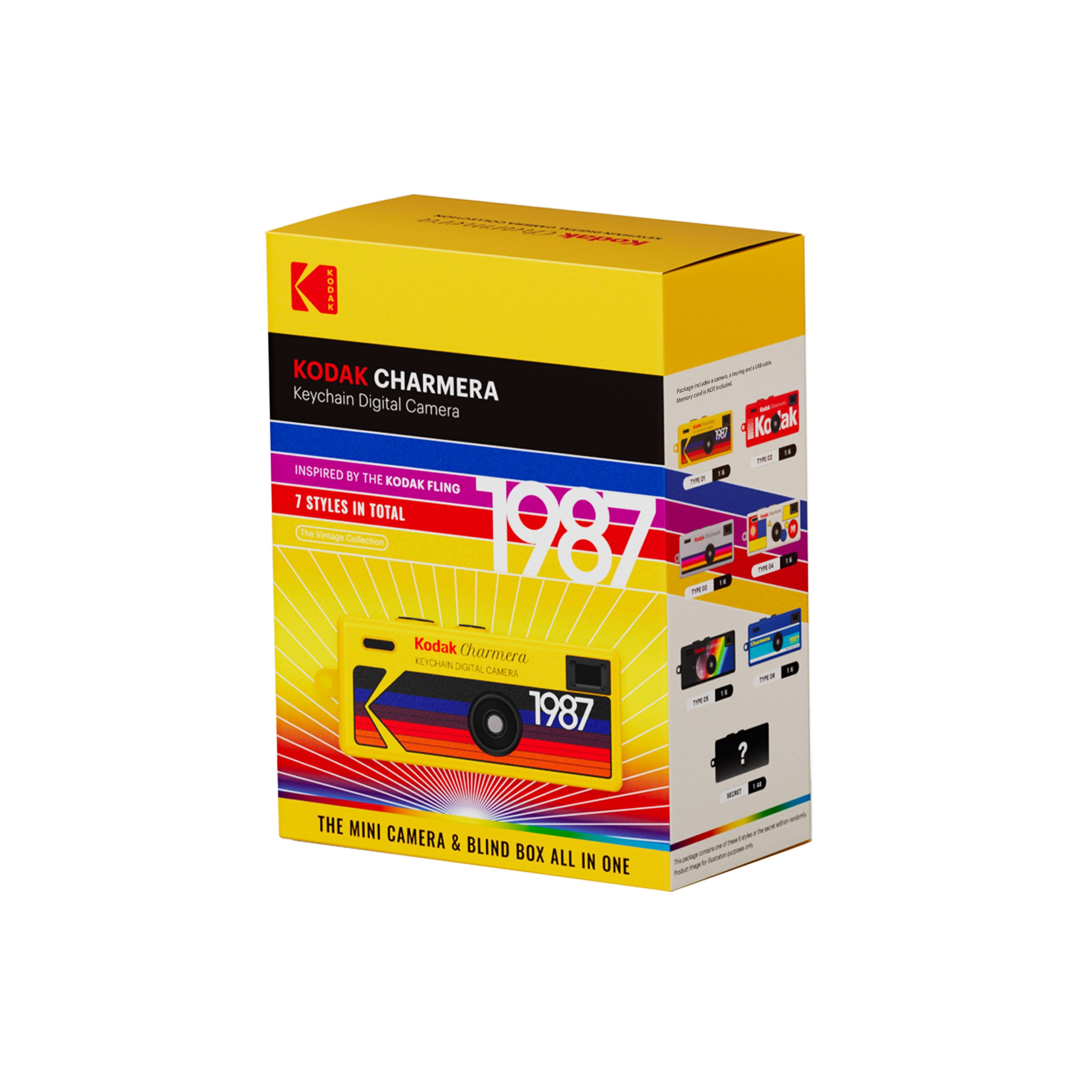 KODAK CHARMERA Keychain Digital Camera Blind Box Collection