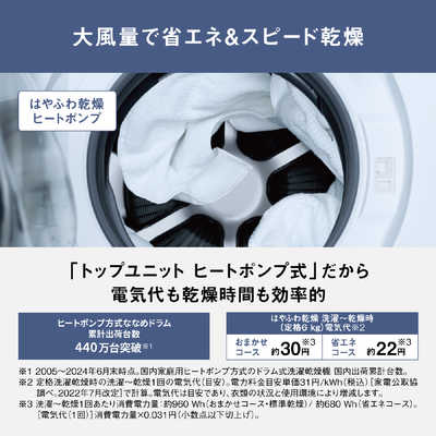 パナソニック Panasonic ドラム式洗濯乾燥機 (左開き) LXシリーズ 洗濯