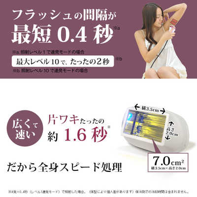 エムテック 家庭用脱毛器 KE-NON(ケノン) パールホワイト [フラッシュ