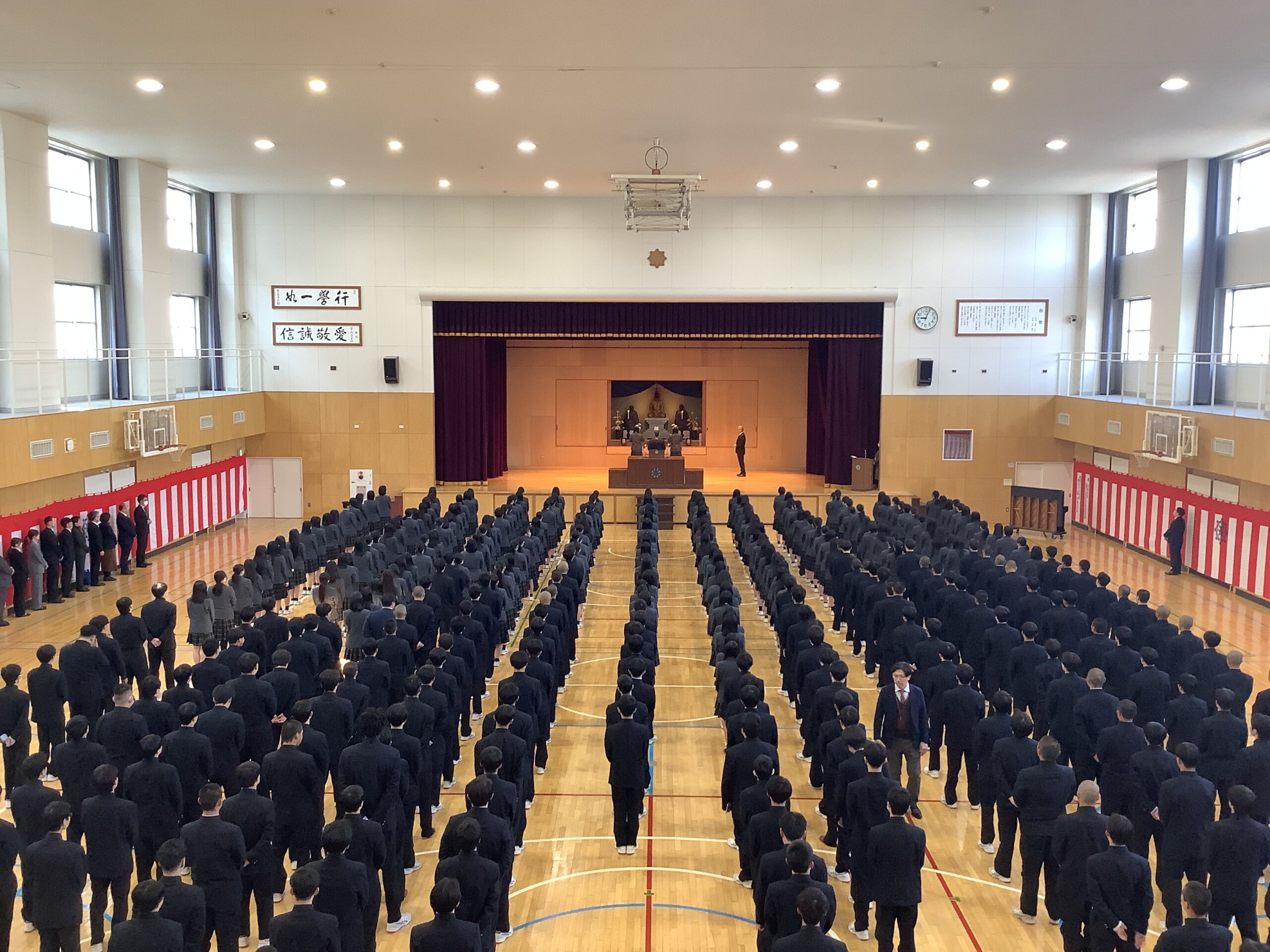 始業式が行われました | 駒澤大学附属苫小牧高等学校