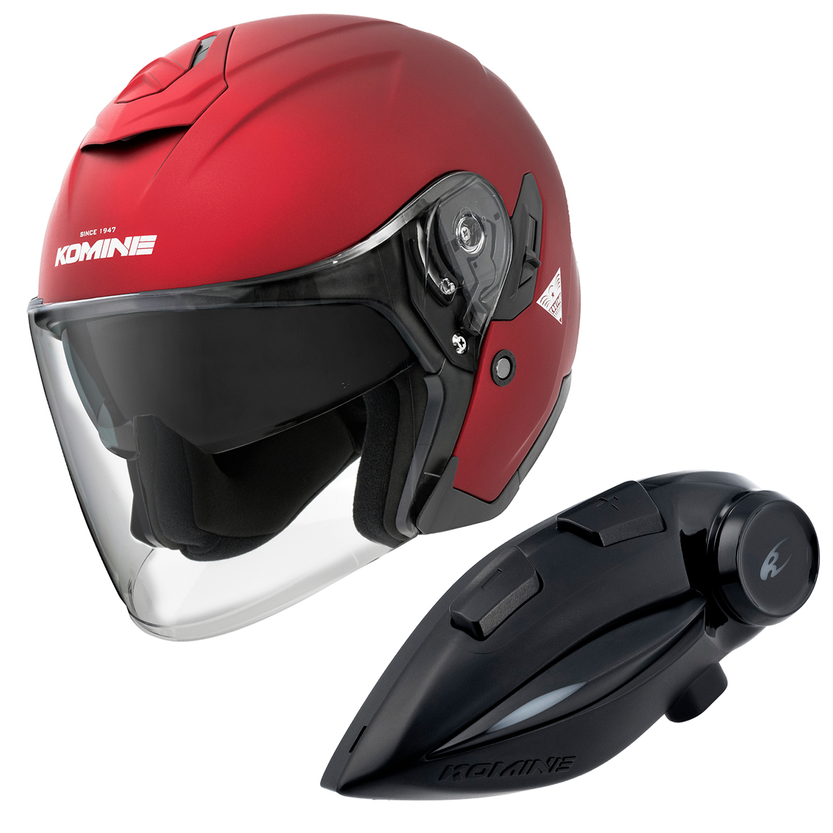 HK-172 FL コンポジット FRP ジェットヘルメット + KK-902 モーター