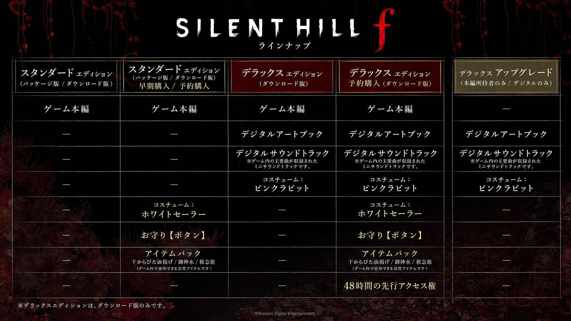 SILENT HILL f 公式サイト｜9月25日発売