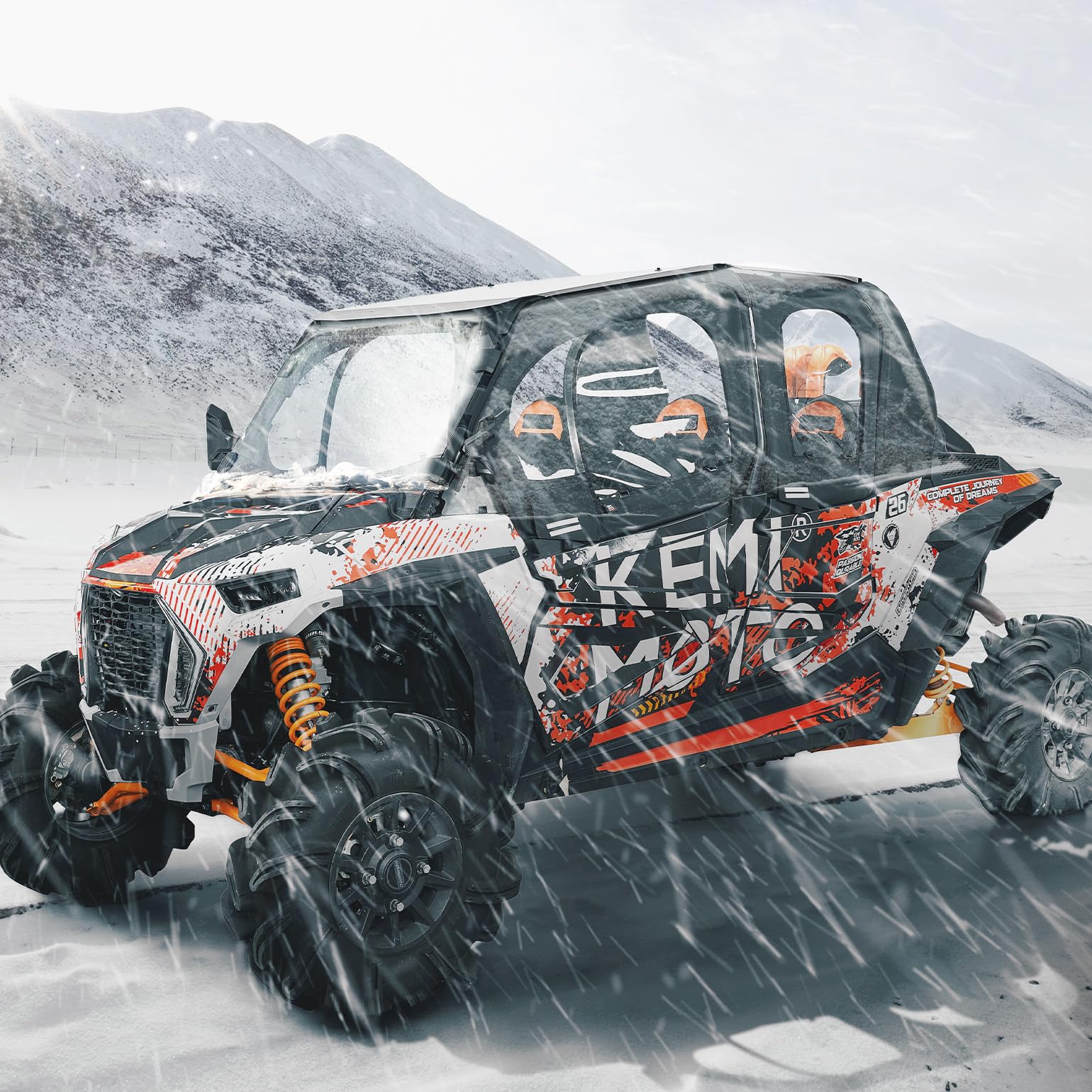 Polaris RZR XP 4 1000 Soft Upper Doors – Kemimoto