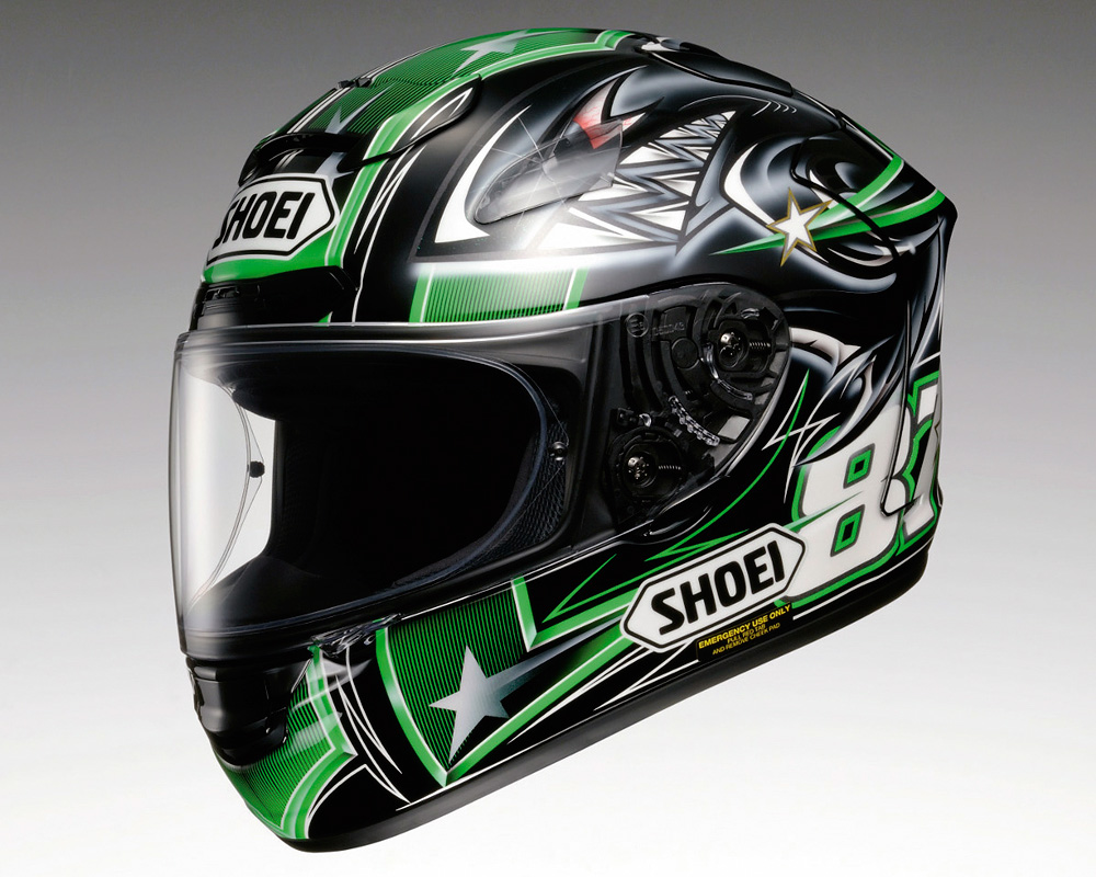 ショウエイから、チームグリーン・柳川 明選手のレプリカヘルメットが