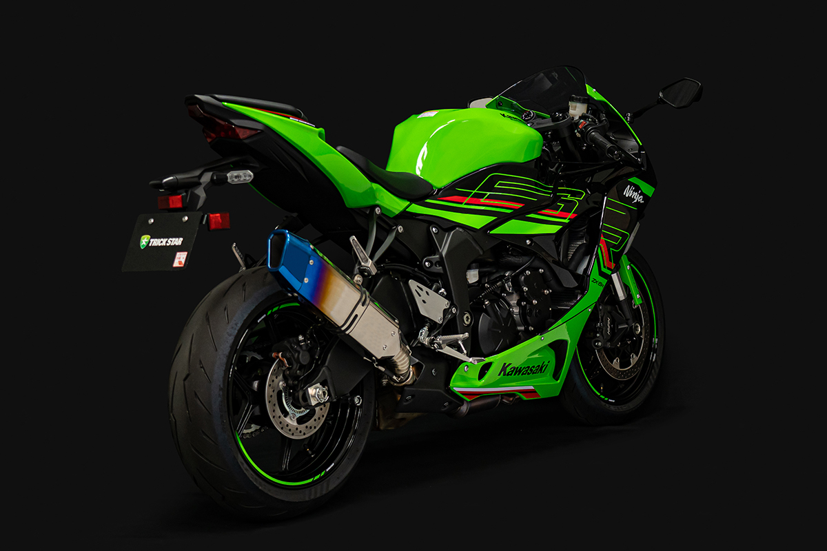 トリックスターから2024年式Ninja ZX-6R対応スリップオンマフラーが